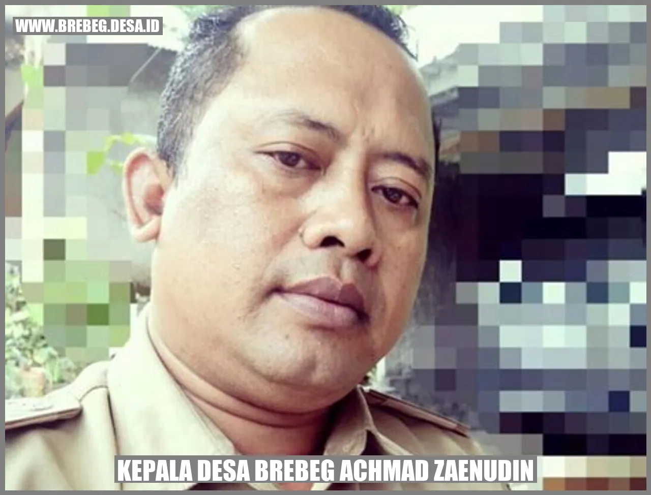 Kepala Desa Brebeg Achmad Zaenudin